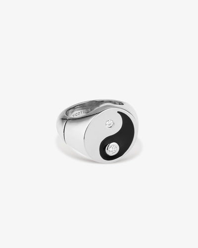 Enamel Yin Yang Charm for Stethoscope